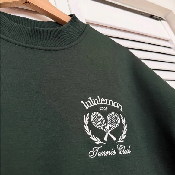 Lululemon Tennis Club crewneck- Forest green - Picture 2 of 8